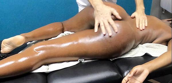  Big Black Ass Mom Gets Fingering Spanking Sucking & Massage Fuck by her Masseur